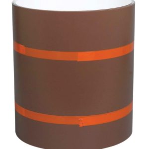 Amerimax 10 in. W X 50 ft. L Aluminum Painted Coil Brown/White