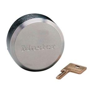 Master Lock ProSeries 2.875 in. W Die-Cast Zinc Pin Tumbler Shackleless Disc Padlock