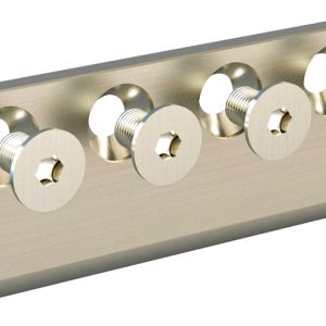National Hardware Satin Steel Sliding Door Hardware Connecting Adapter 1 pk