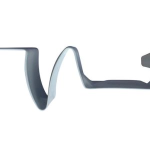 STOPPCLIPP 3 in. W X 3 in. L Steel White Door Stop Mounts to door