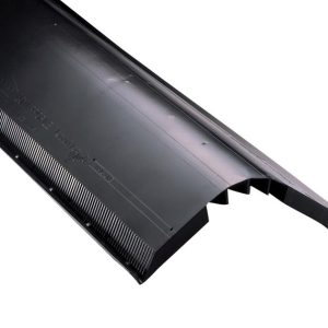 Air Vent 7/8 in. H X 12 in. W X 48 in. L Black Copolymer Resin Shingle Over Ridge Vent