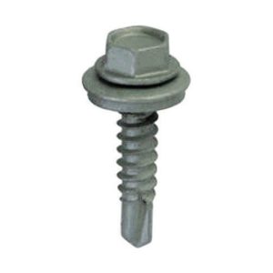 Teks No. 12 X 2 in. L Hex Hex Washer Head Roofing Screws 50 pk
