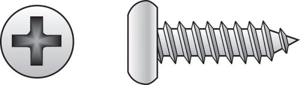 Hillman No. 4 X 3/4 in. L Phillips Pan Head Sheet Metal Screws 100 pk