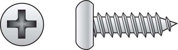 Hillman No. 12 X 1 in. L Phillips Pan Head Sheet Metal Screws 100 pk