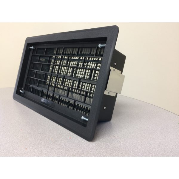 Vestal 8 in. H X 16 in. W Black Plastic Thermo-Vent