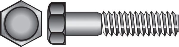 Hillman 1/4-20 in. D X 3-1/2 in. L Stainless Steel Hex Head Cap Screw 50 pk