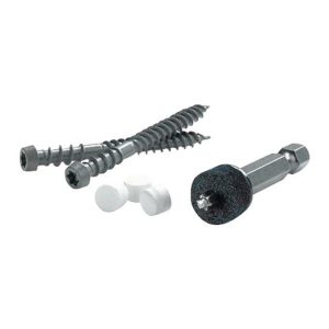 FastenMaster Cortex No. 9 X 2-3/4 in. L Square Trim Head Trim Screws with Plugs 1 pk