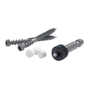 FastenMaster Cortex No. 9 X 2 in. L Star Trim Screws with Plugs 1 pk