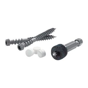 FastenMaster Cortex No. 9 X 2 in. L Star Square Head Trim Screws with Plugs 1 pk
