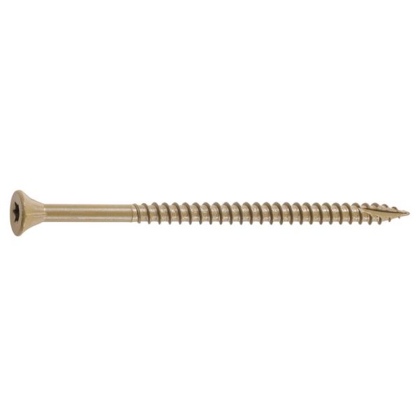 FastenMaster GuardDog No. 10 X 3-1/2 in. L Phillips/Square Bugle Head Deck Screws 1350 pk