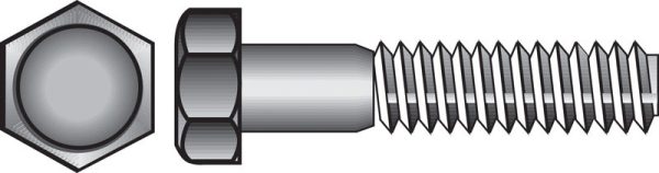 Hillman 5/16-18 in. D X 3-1/2 in. L Stainless Steel Hex Head Cap Screw 50 pk