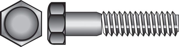 Hillman 1/2-13 in. D X 1-1/2 in. L Steel Hex Head Cap Screw 50 pk