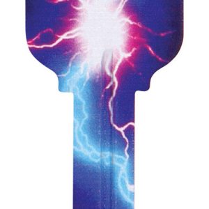 Hillman Wackey Lightning House/Office Universal Key Blank Single