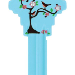 Hillman DIVA Tree & Birds House/Office Universal Key Blank Single