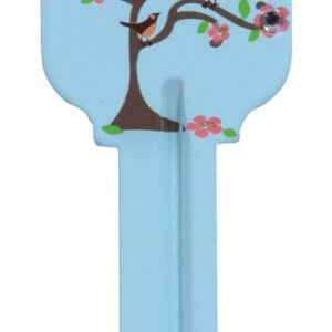 Hillman DIVA Tree & Birds House/Office Universal Key Blank Single