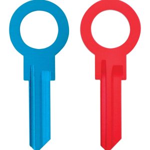 Hillman Zero Gravity House/Padlock Universal Key Blank Double