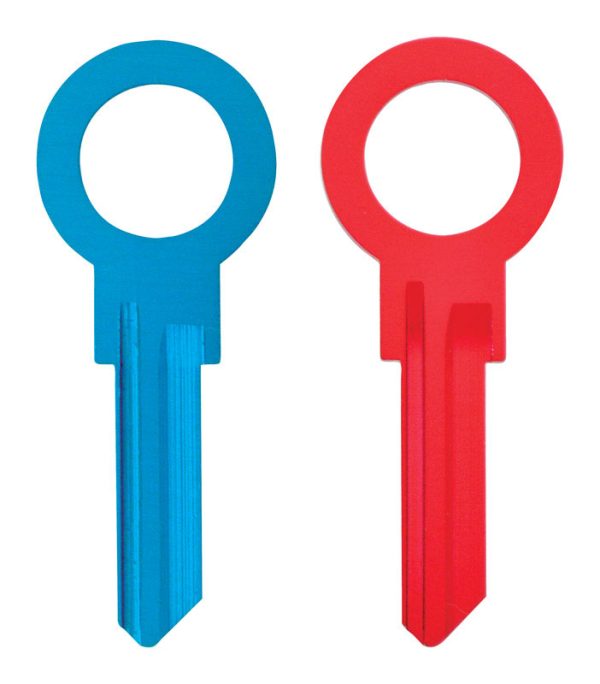Hillman Zero Gravity House/Padlock Universal Key Blank Double