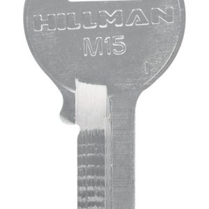Hillman Traditional Key Padlock Key Blank M15 Single For Master Locks