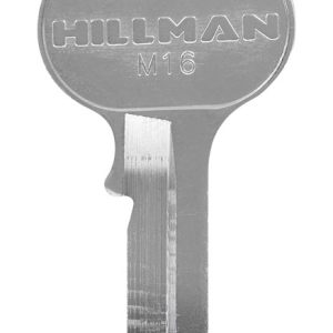 Hillman Traditional Key Padlock Key Blank M16 Single For Master Locks