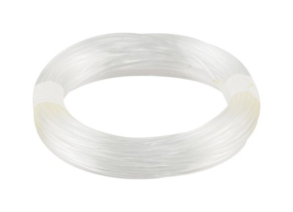 Ook 15 ft. L Plastic 20 Ga. Invisible Cord