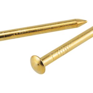 Hillman OOK Brass-Plated Hardwall Picture Hanging Nails 10 lb 10 pk