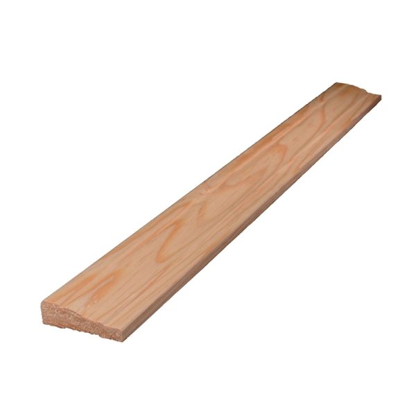 Alexandria Moulding 21/32 in. H X 7 ft. L Unfinished Natural Pine Molding