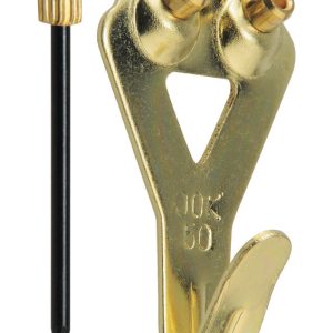 Hillman OOK Brass-Plated Blue Picture Hanger 50 lb 2 pk