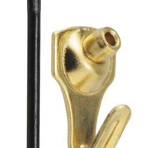 Hillman OOK Brass-Plated Blue Picture Hanger 5 lb 4 pk
