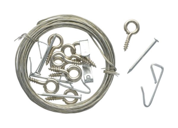 Hillman OOK Brass-Plated Hanger Picture Hanging Kit 100 lb 17 pk