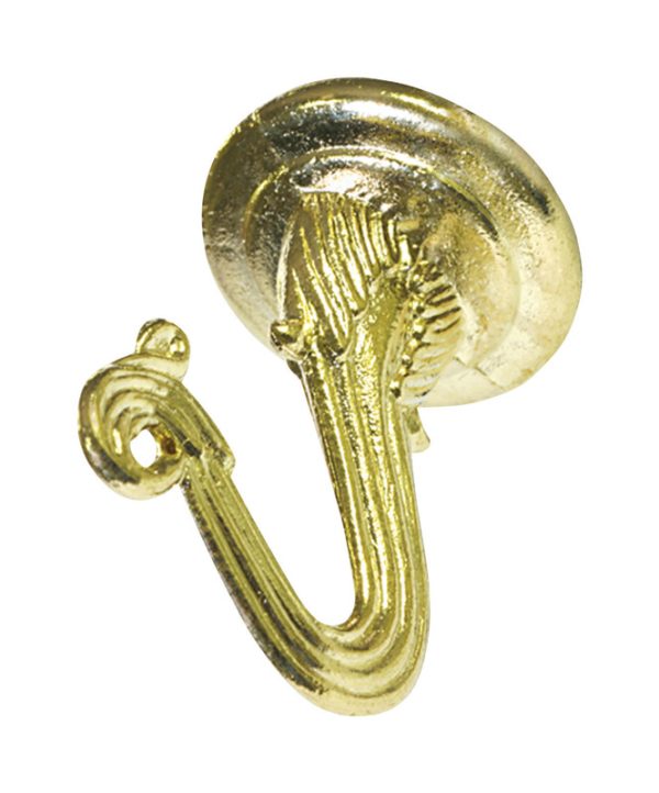Ook Brass-Plated Steel Swag Hook 1 pk