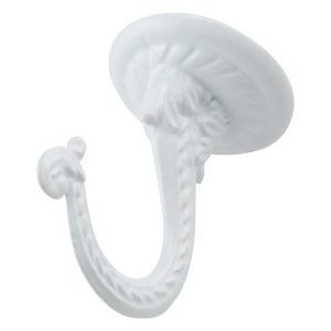 Ook Jumbo White Steel 1-1/2 in. L Swag Hook 30 lb 1 pk