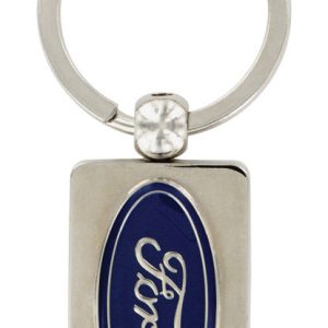 Hillman Ford Metal Blue Decorative Key Chain