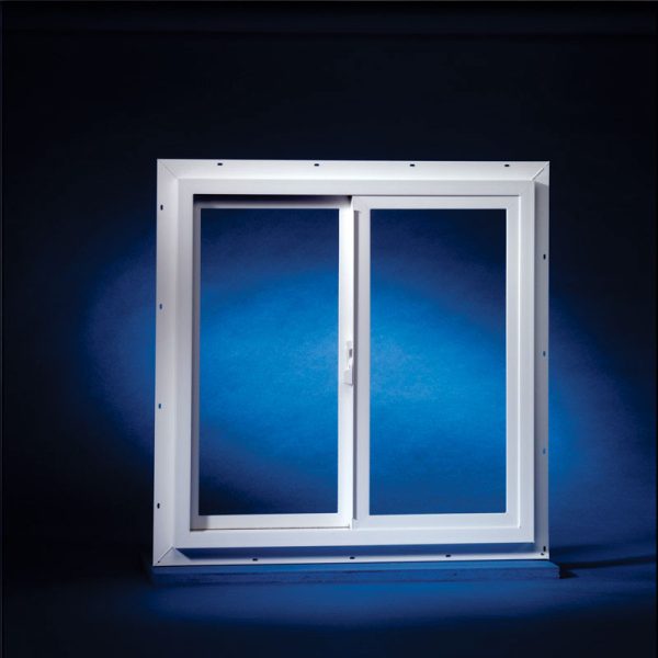 Duo-Corp Agriclass Double Slide White White Glass/Vinyl Window 23.5 in. W X 23.50 in. L 1 pk