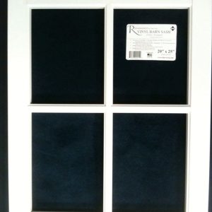 Duo-Corp Renaissance Vinyl Barn Sash White Glass/Vinyl Window 29 in. W X 24 in. L 3 pk