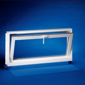 Duo-Corp Aristoclass Hopper White Vinyl / Glass Window 19-1/4 in. W X 32-1/8 in. L 1 pk