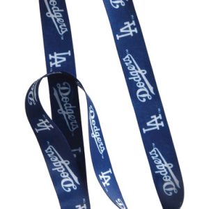 Hillman MLB - Dodgers Polyester Black/White Lanyard