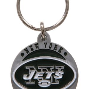 Hillman NFL Tempered Steel Green Split Key Chain