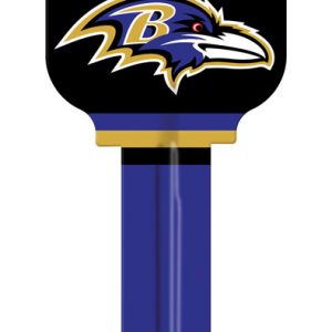 Hillman Baltimore Ravens Painted Key House/Office Universal Key Blank Single