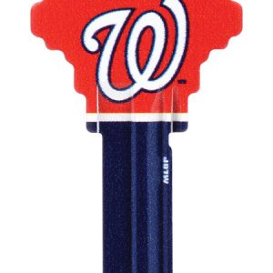 Hillman MLB Washington Nationals House/Office Key Blank 68 SC1 Single For Schlage