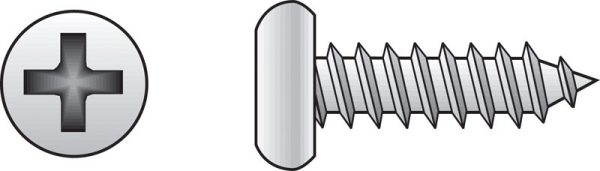 Hillman No. 14 X 2-1/2 in. L Phillips Pan Head Sheet Metal Screws 50 pk