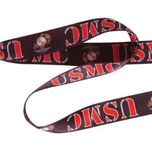 Hillman United States Marine Corps Polyester Multicolored Decorative Key Chain Lanyard