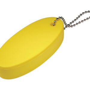 Hillman Foam/Metal Yellow Sporting Accessories Key Chain