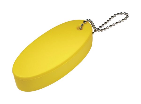 Hillman Foam/Metal Yellow Sporting Accessories Key Chain