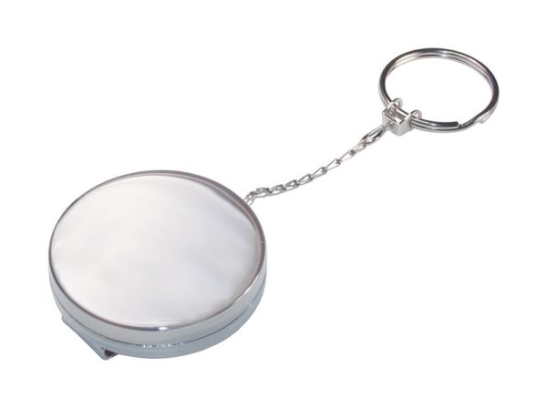 Hillman Steel Silver Retractable Key Chain