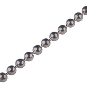 Hillman Metal Silver Beaded Chain