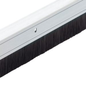 M-D Silver/Brown Vinyl Brush Sweep For Door Bottom 36 in. L X 2-1/4 in.