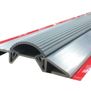 M-D Cinch Silver Aluminum/Vinyl Weather Stripping For Low Threshold 36 in. L X 3-1/4 in.