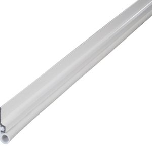 M-D Cinch White Aluminum/Vinyl Door Seal For Top and Side 85 in. L X 1/2 in.