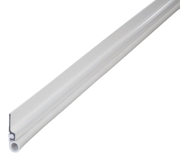 M-D Cinch White Aluminum/Vinyl Door Seal For Top and Side 85 in. L X 1/2 in.