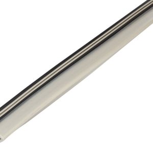 M-D Platinum Collection White Rubber Kerf Molding For Slide-On 81 in. L X 1-1/8 in.